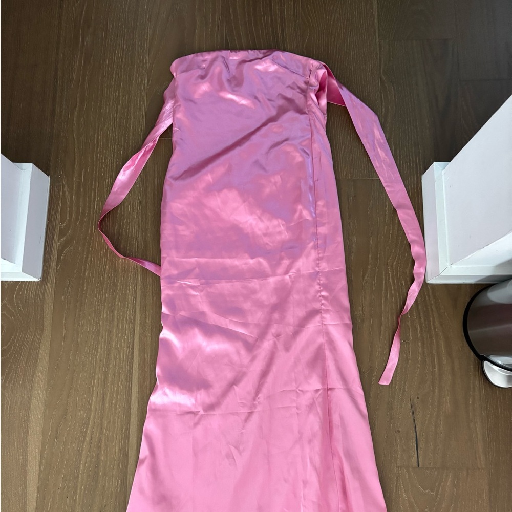 Princess Polly Pink Satin Dress